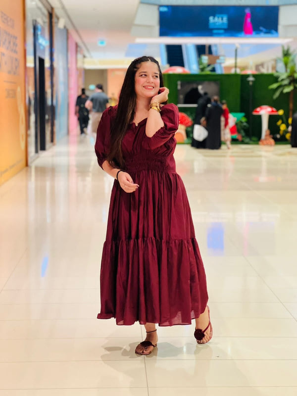 Cherry 1 -Piece Long  Frock