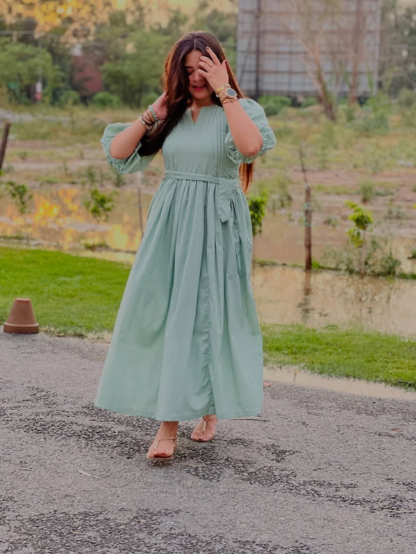 Pastel 1 -Piece Long  Frock