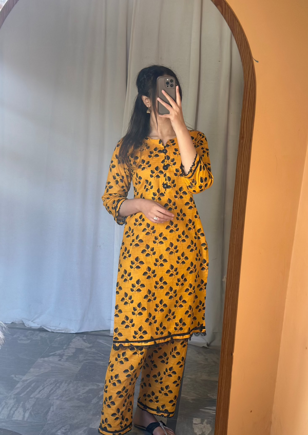 Jaal-Slub Khaddr 2-Piece Suit