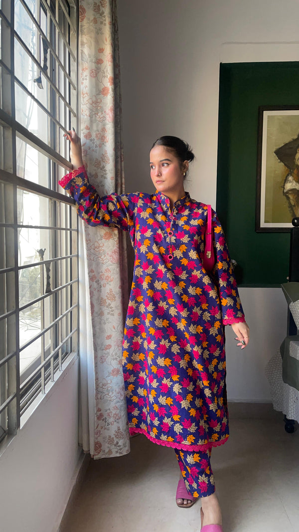 Rang-e-Nor-Slub Khaddr 2-Piece Suit