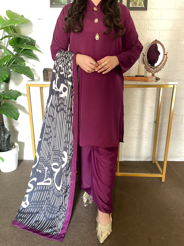 3 Pc  - Co-ord set Purple